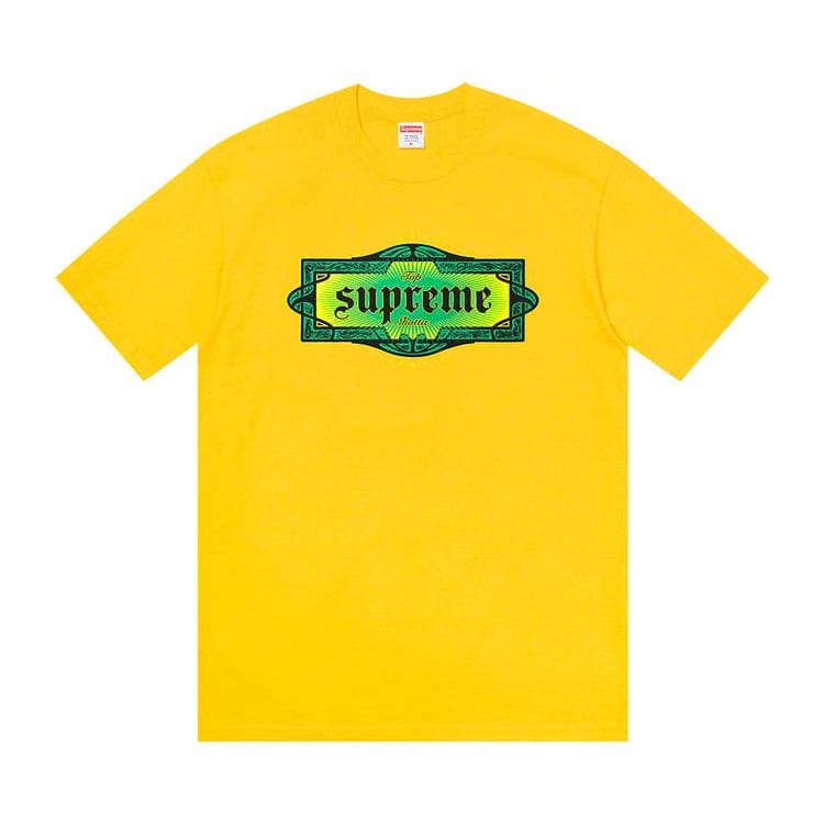 Supreme Top Shotta T-Shirt Yellow