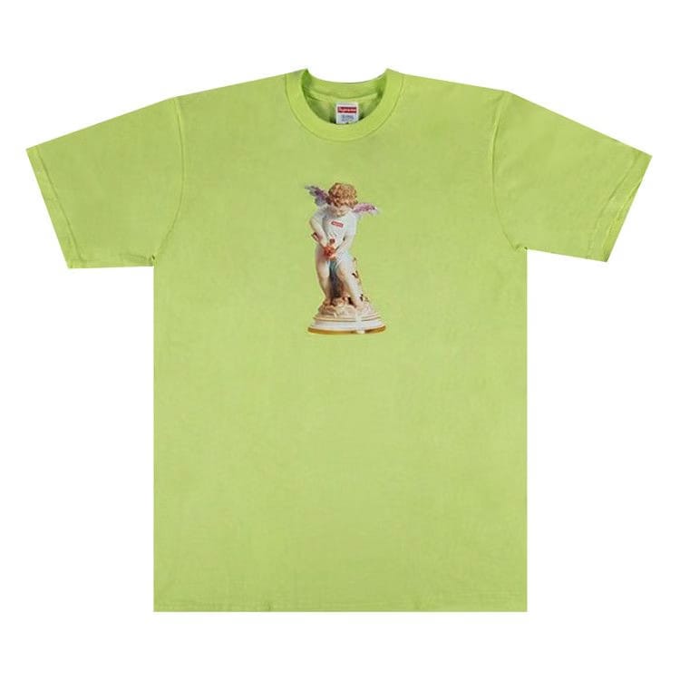 Supreme Cupid T-Shirt Neon Green
