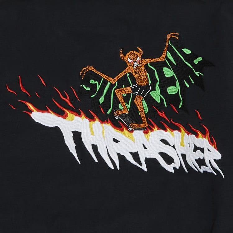Supreme x Thrasher Hooded Work Jacket Black