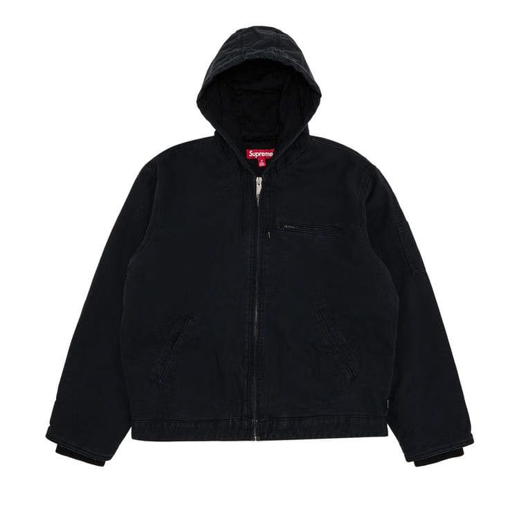 Supreme x Thrasher Hooded Work Jacket Black