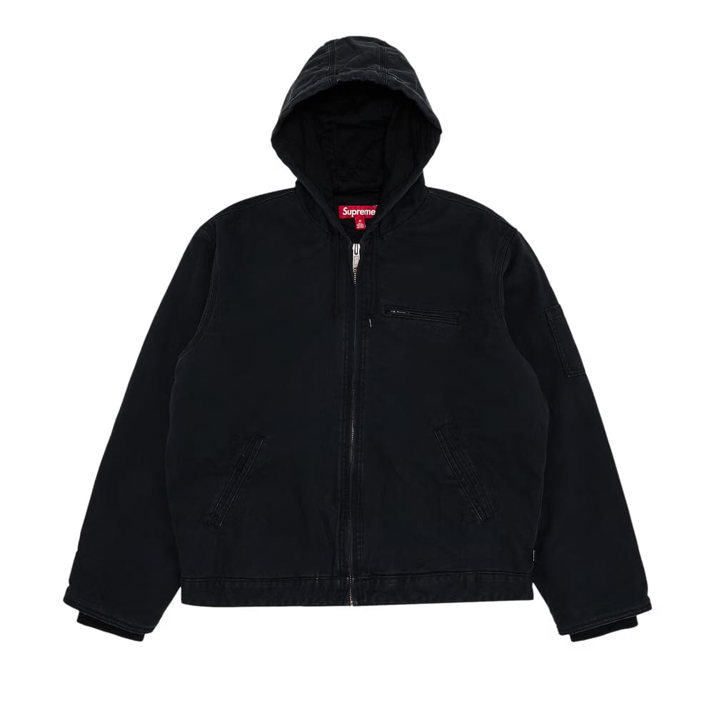 Supreme x Thrasher Hooded Work Jacket Black