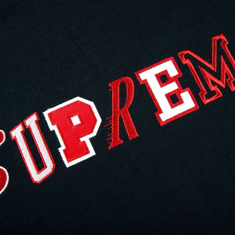 Supreme Collage Logo Shorts-Sleeve Top Navy