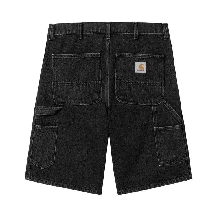 Carhartt WIP Single Knee Shorts Black (Stone Washed)