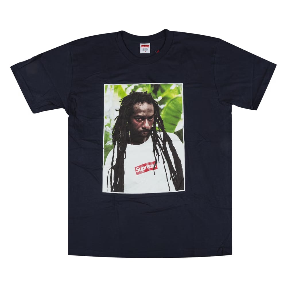 Supreme Buju Banton T-Shirt Navy