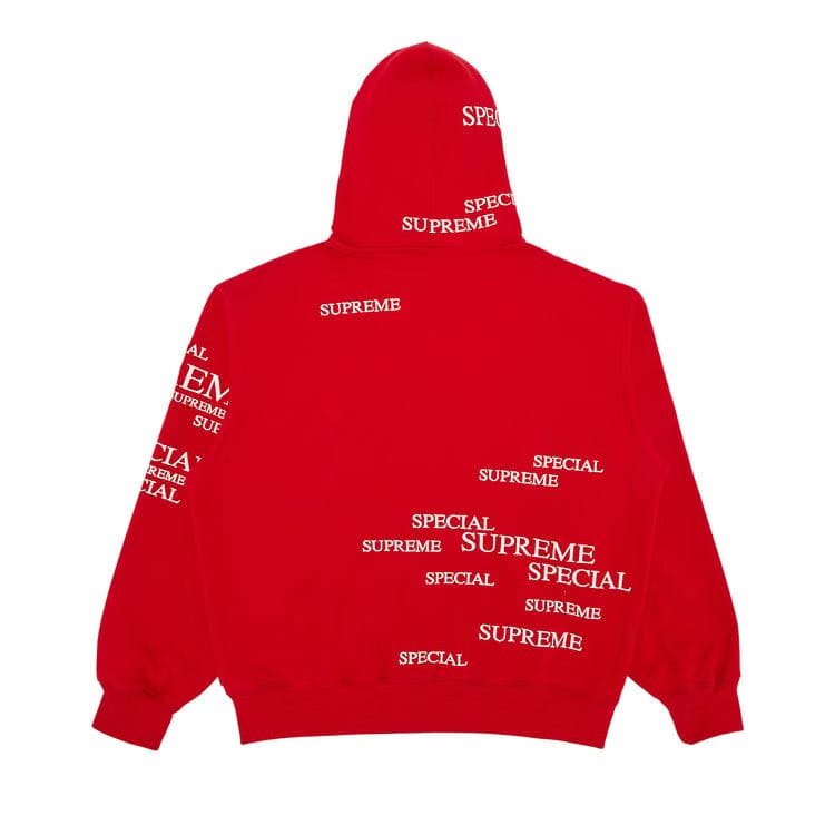 Supreme Special Zip Up Hoodie Red