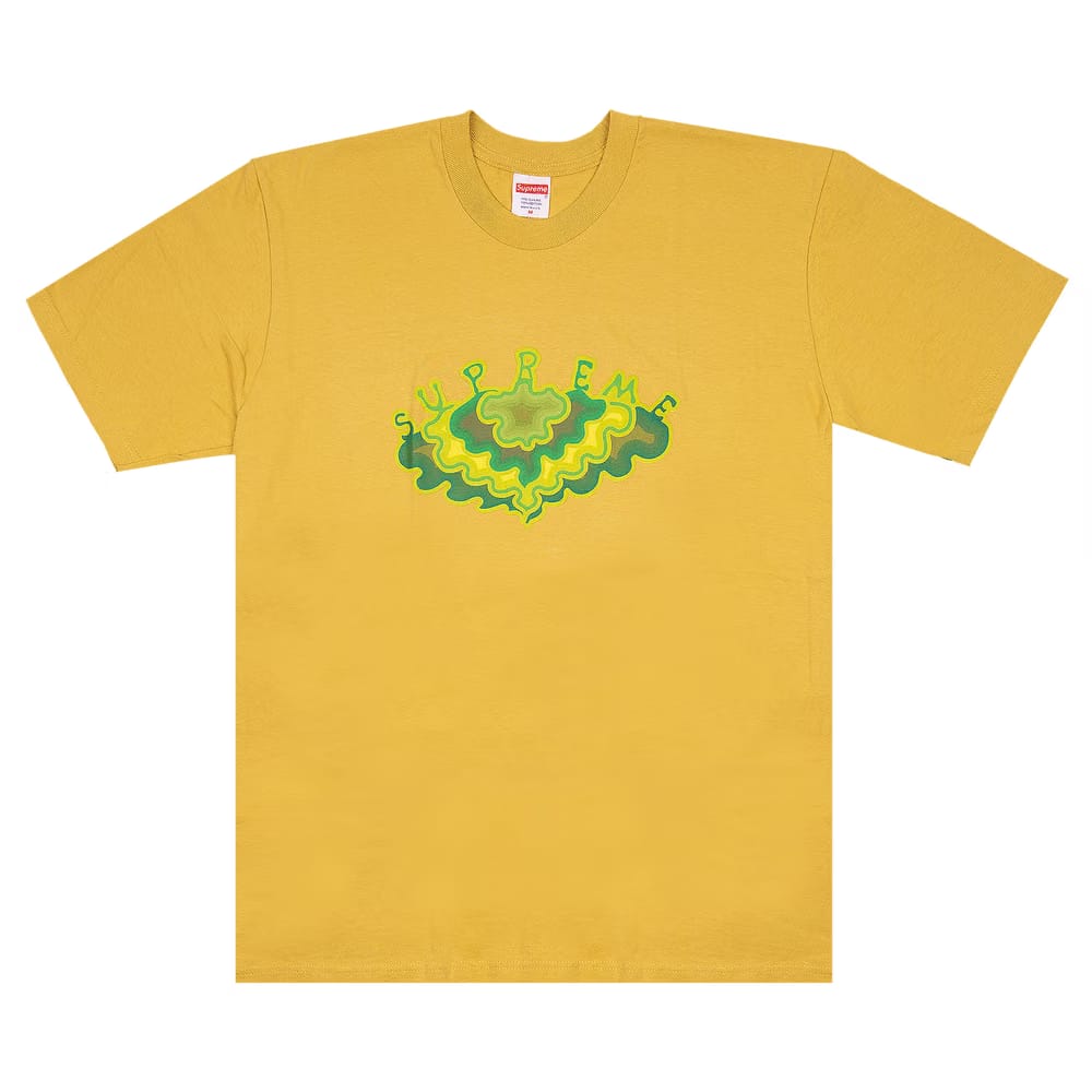 Supreme Cloud T-Shirt Acid Yellow