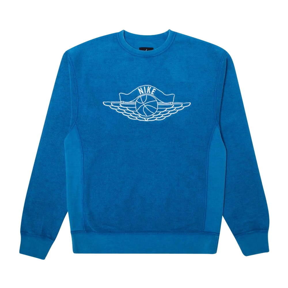 Air Jordan x Union NRG Vault AJ Flight Crewneck Blue