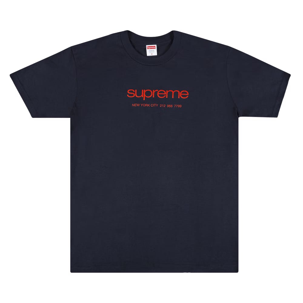 Supreme Shop T-Shirt Navy