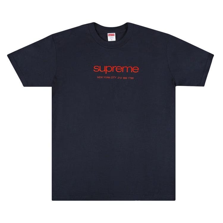 Supreme Shop T-Shirt Navy