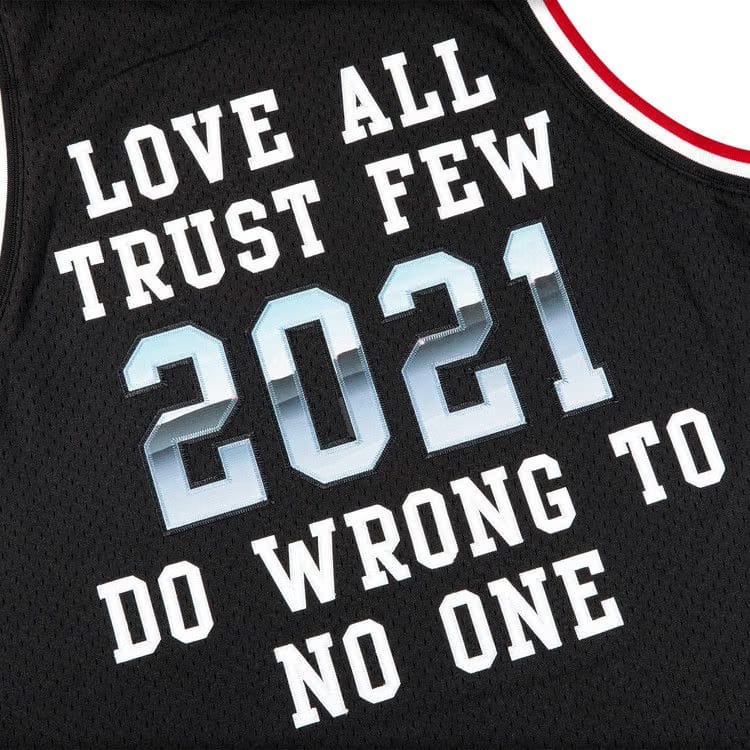 Supreme x Mitchell And Ness Basketball Jersey Black