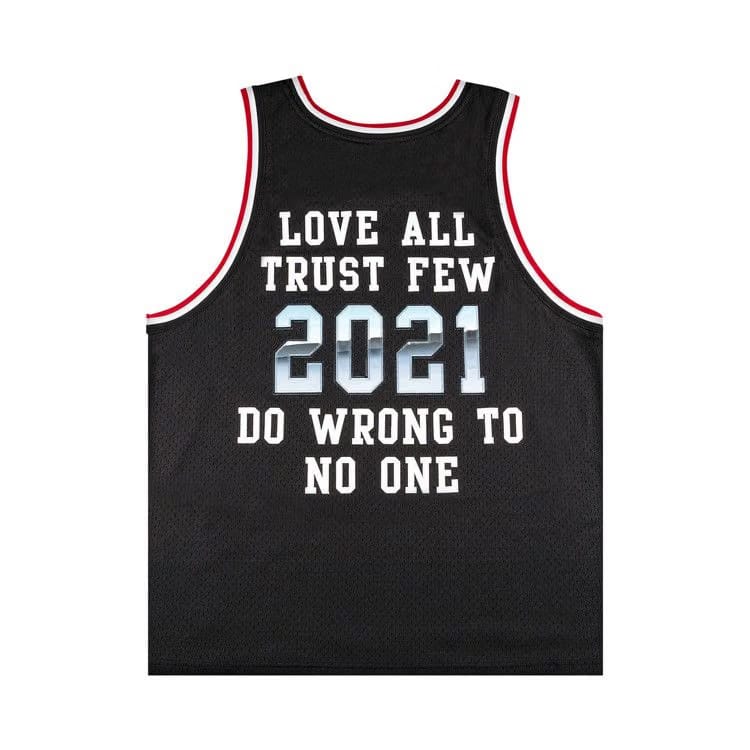 Supreme x Mitchell And Ness Basketball Jersey Black