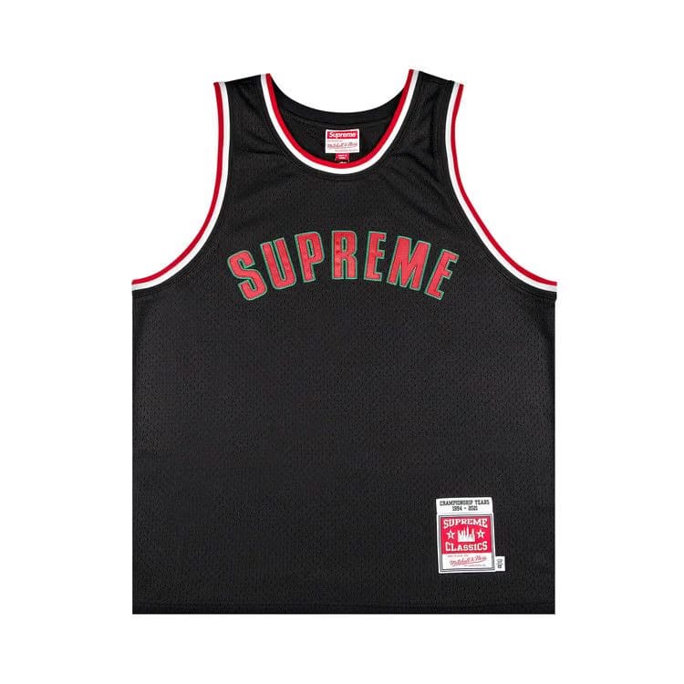 Supreme x Mitchell And Ness Basketball Jersey Black