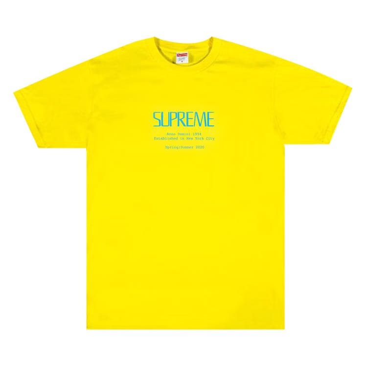 Supreme Anno Domini T-Shirt Yellow