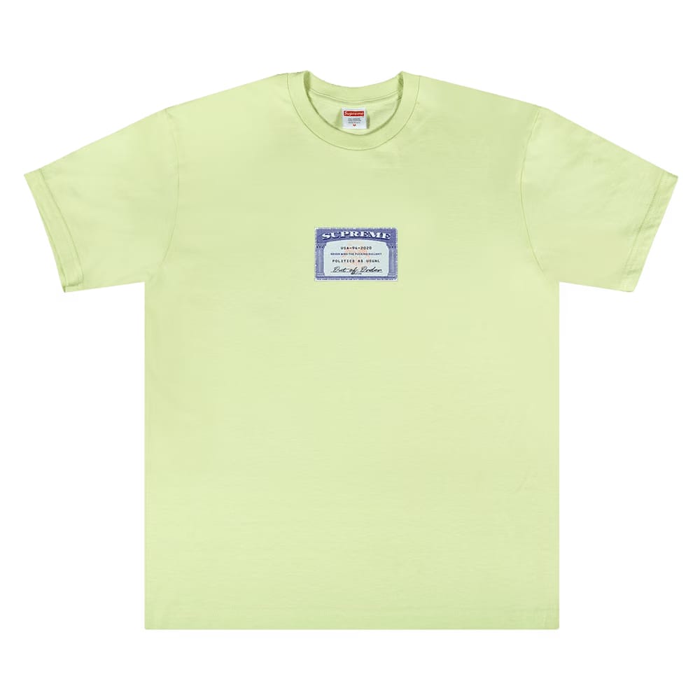 Supreme Social T-Shirt Pale Mint