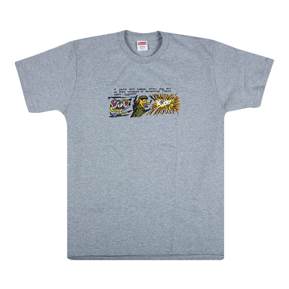 Supreme Dog Shit T-Shirt Grey