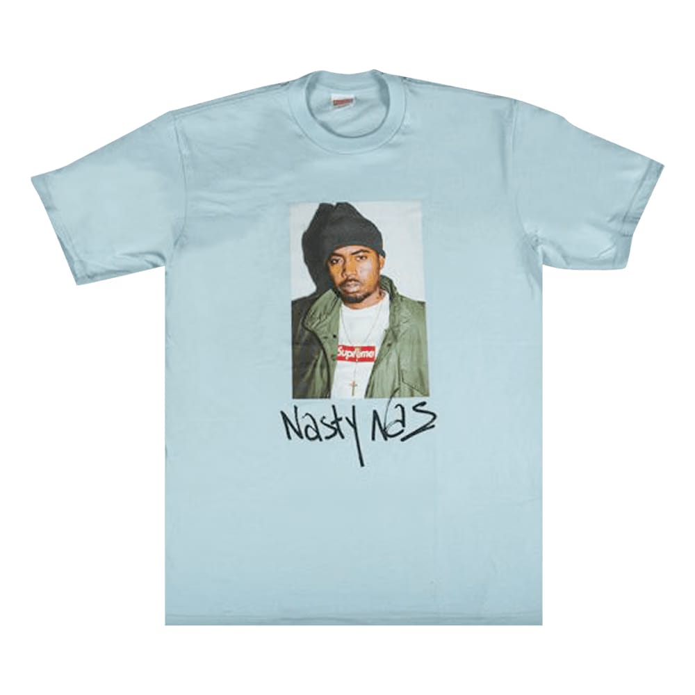 Supreme Nas T-Shirt Light Blue