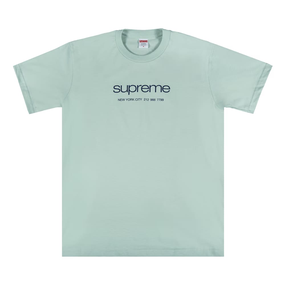 Supreme Shop T-Shirt Light Teal