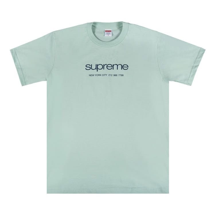 Supreme Shop T-Shirt Light Teal