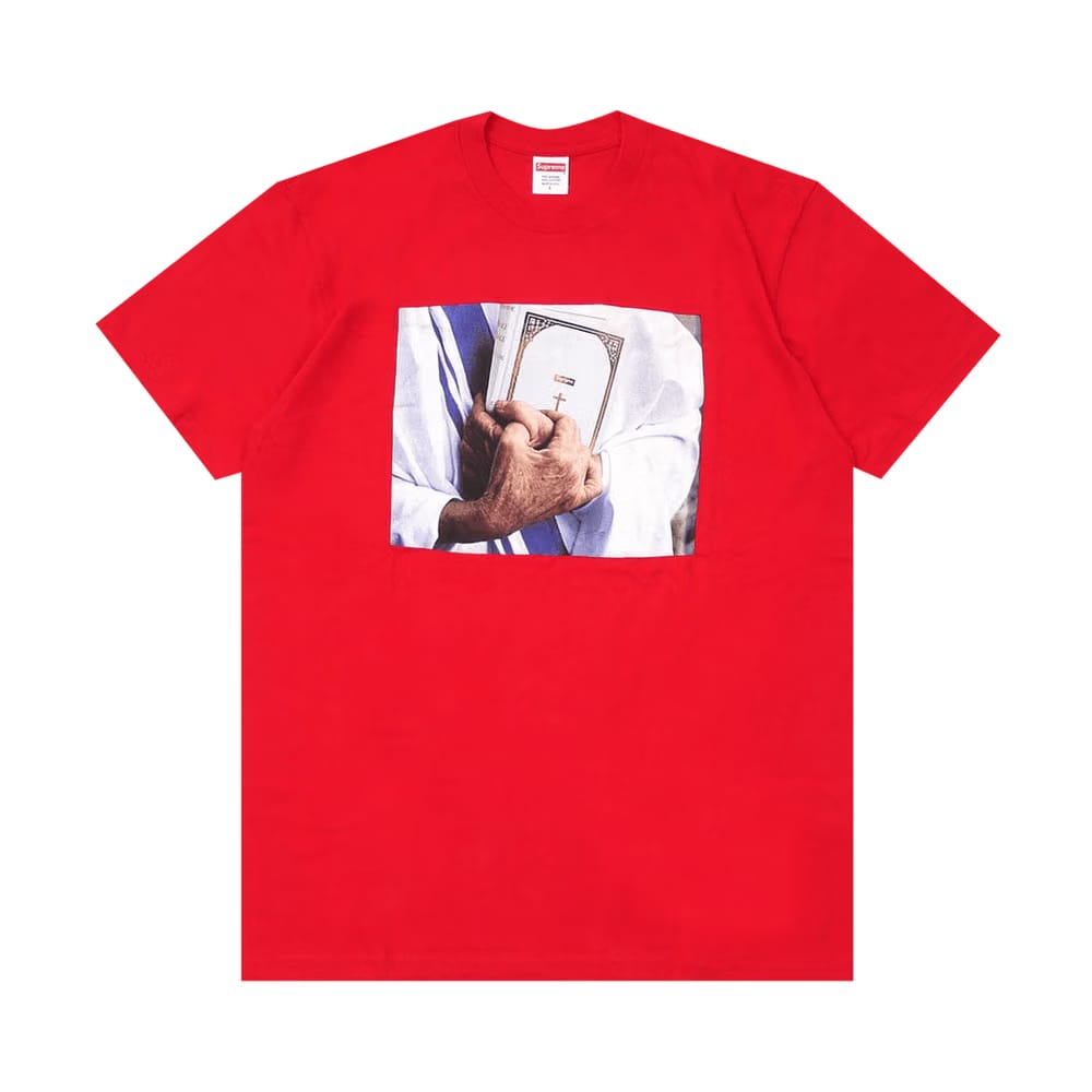 Supreme Bible T-Shirt Red