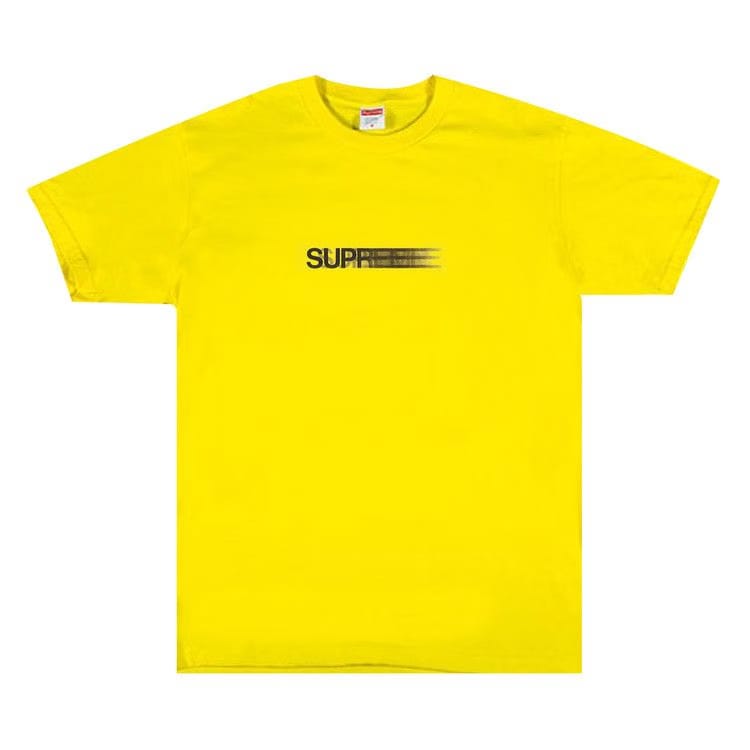 Supreme Motion Logo T-Shirt Yellow