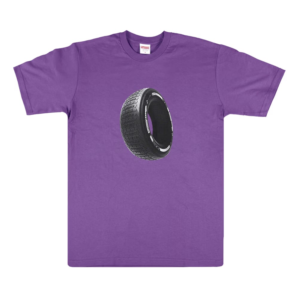 Supreme Tire T-Shirt Purple