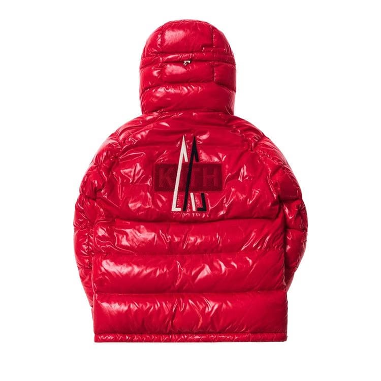 Moncler Genius x Kith Lachat Down Hoodie Red