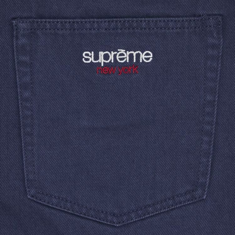 Supreme Baggy Denim Shorts Navy
