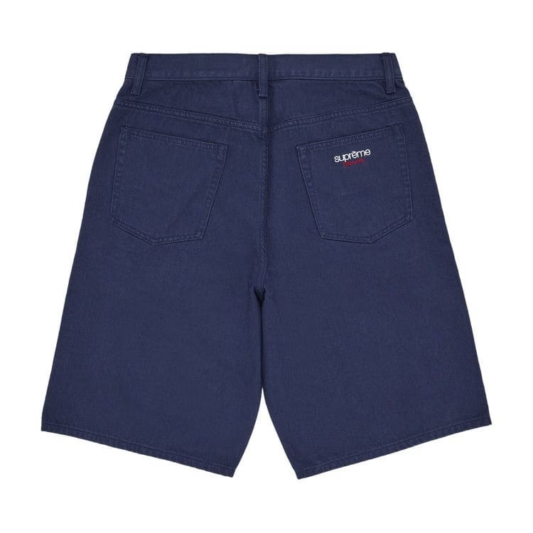 Supreme Baggy Denim Shorts Navy