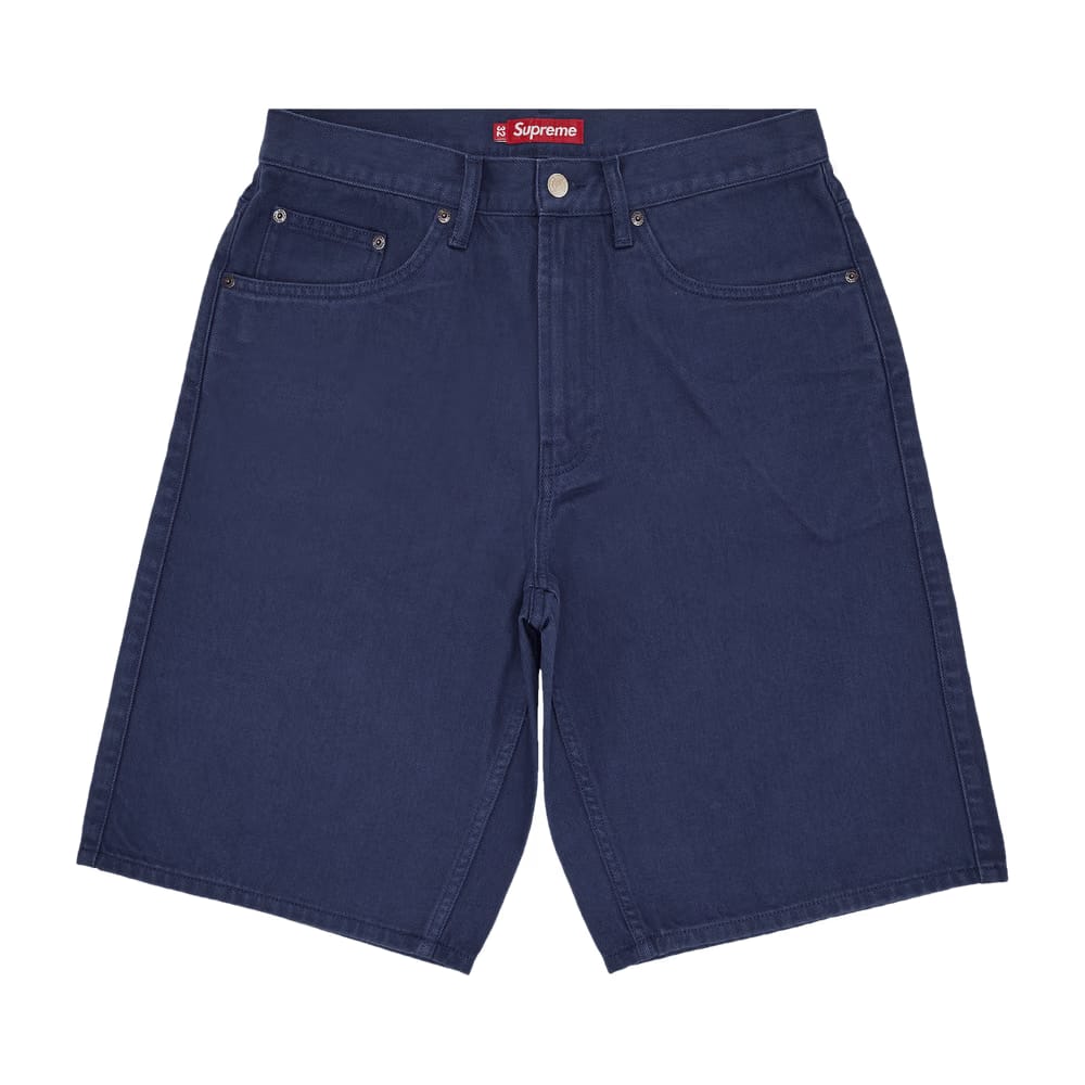 Supreme Baggy Denim Shorts Navy