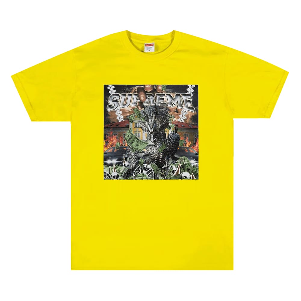 Supreme Dragon T-Shirt Sulfur