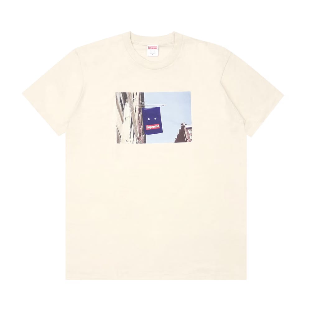 Supreme Banner T-Shirt Natural