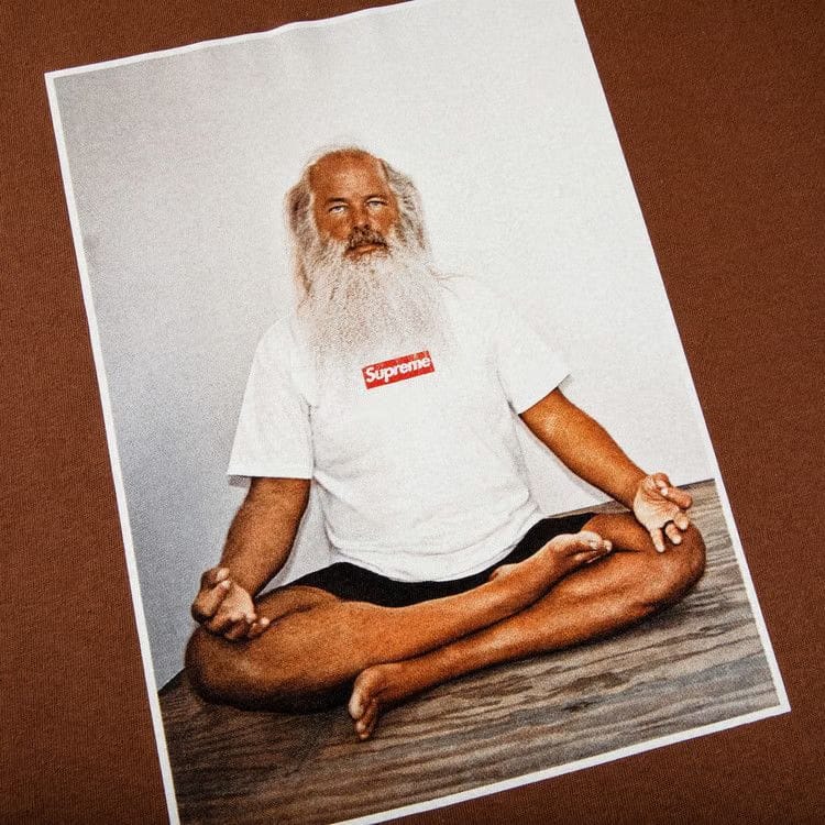 Supreme Rick Rubin T-Shirt Brown