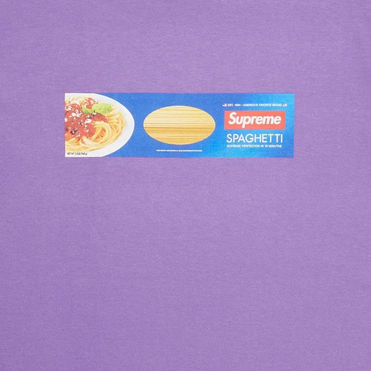 Supreme Spaghetti T-Shirt Purple