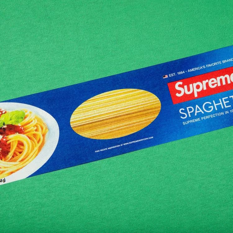 Supreme Spaghetti T-Shirt Green