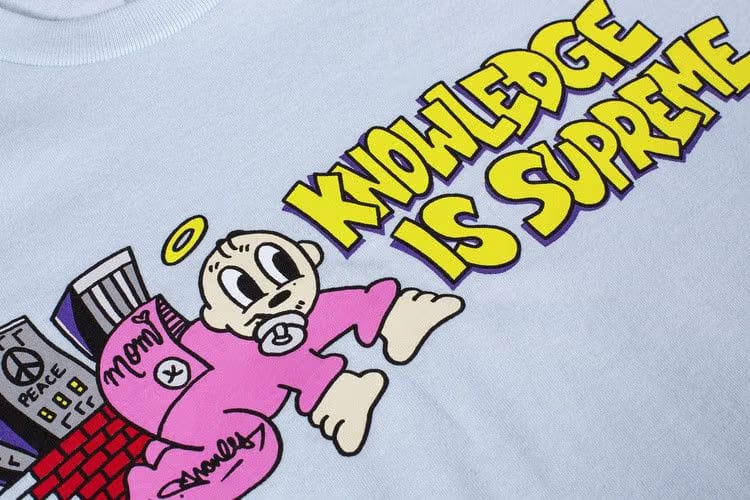 Supreme Knowledge T-Shirt Pale Blue