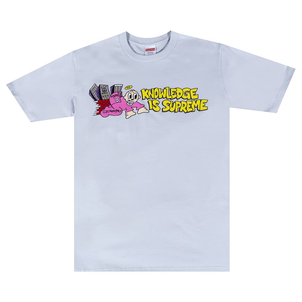 Supreme Knowledge T-Shirt Pale Blue