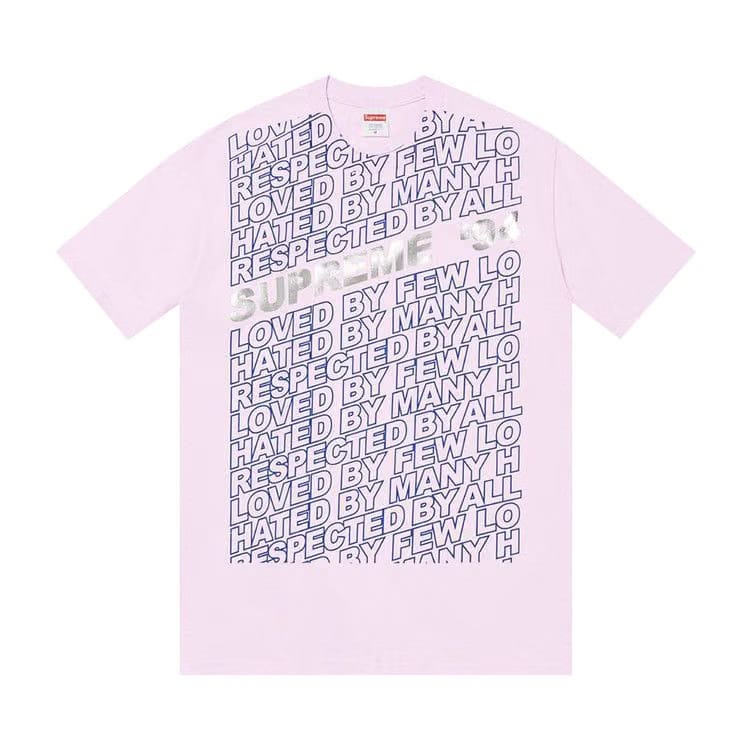 Supreme Respected T-Shirt Light Purple