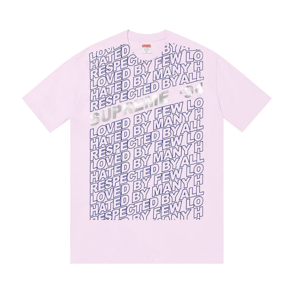 Supreme Respected T-Shirt Light Purple