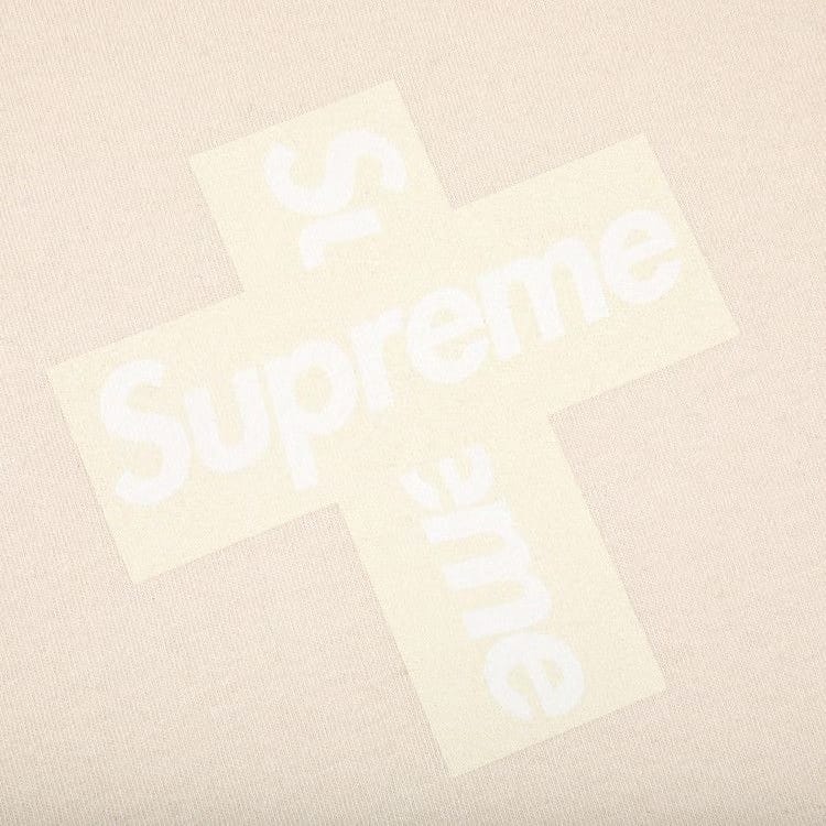 Supreme Cross Box Logo T-Shirt Natural