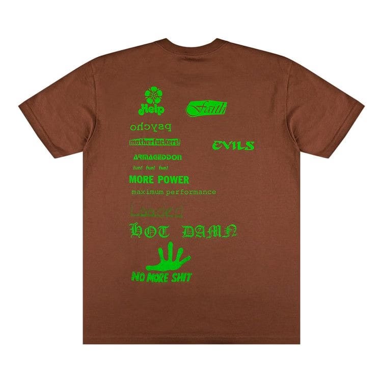 Supreme No More Shit T-Shirt Brown