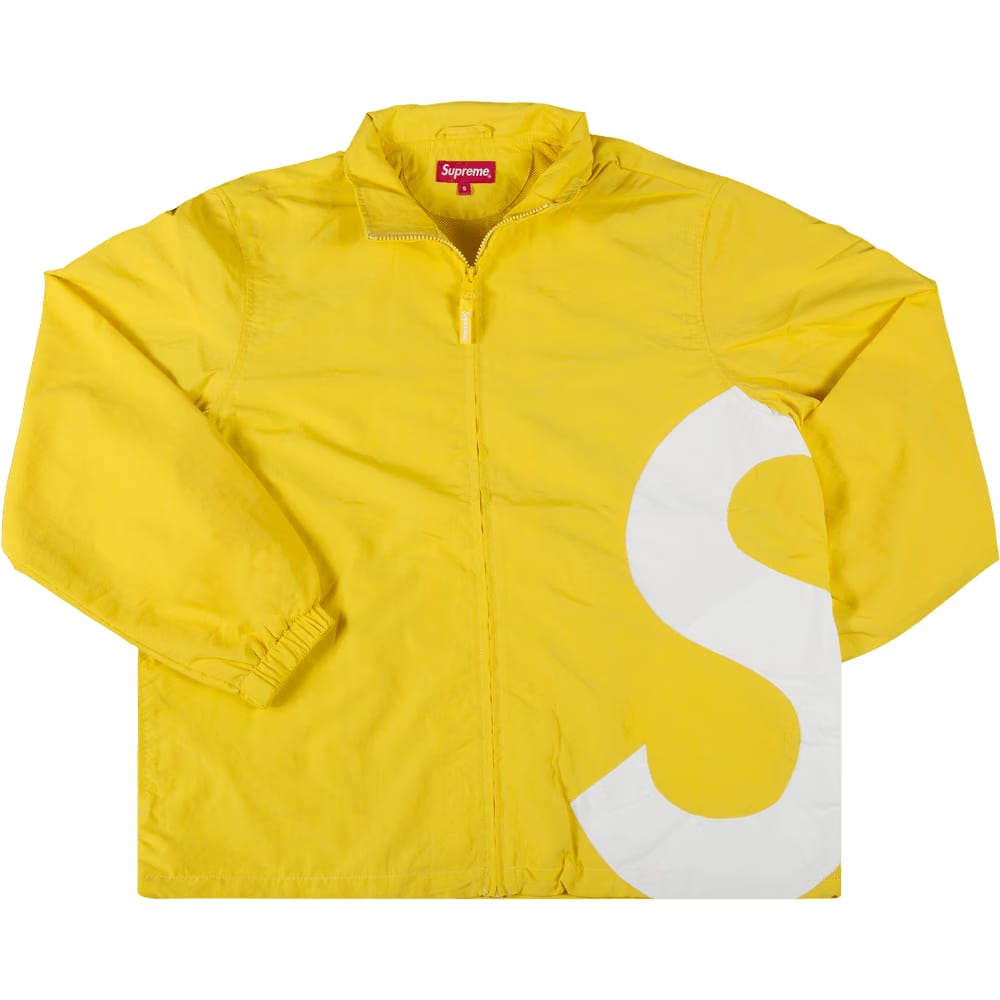 Supreme S Logo Track Jacket Yellow