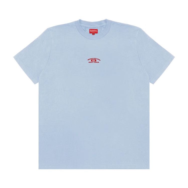 Supreme World Famous Shorts-Sleeve Top Light Slate