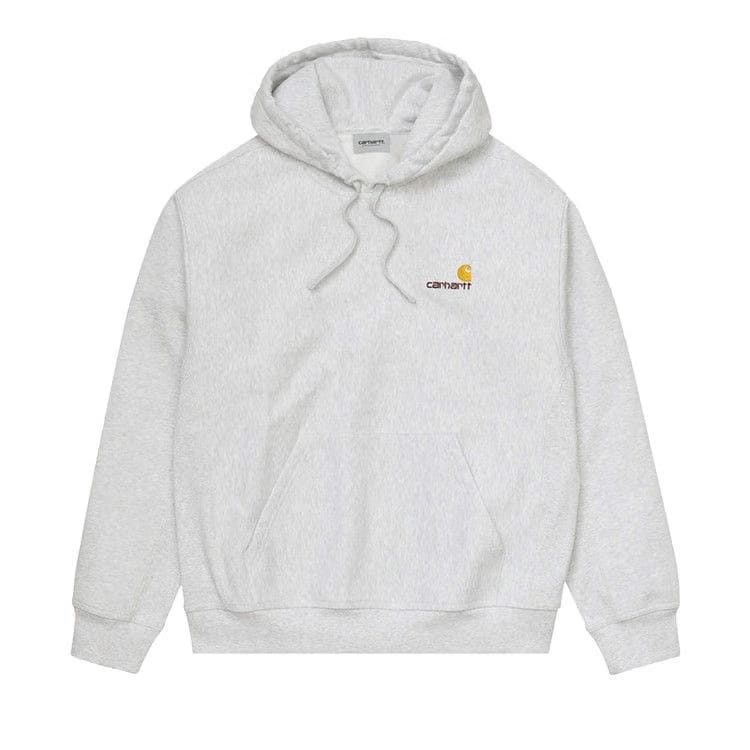 Carhartt WIP Hooded American Script Sweatshirt Ash Heather