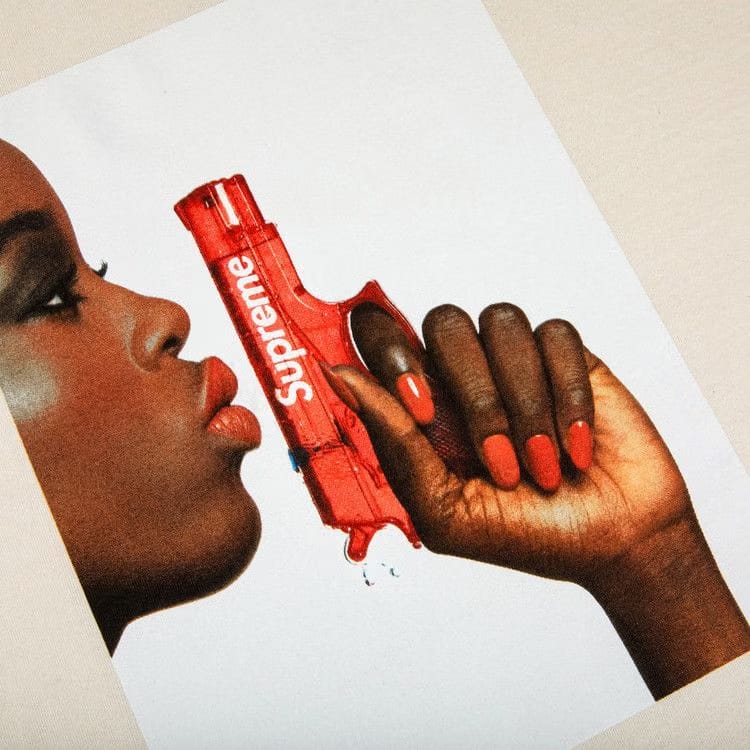 Supreme Water Pistol T-Shirt Natural
