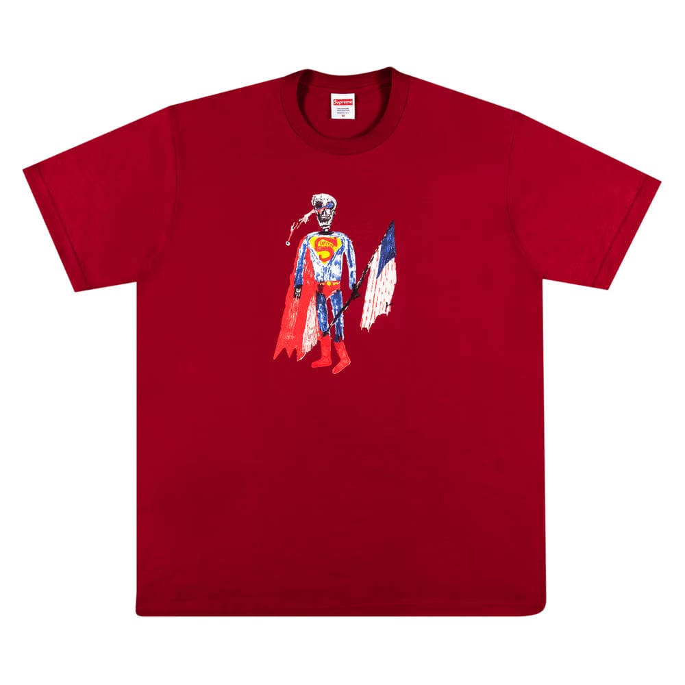 Supreme Skeleton T-Shirt Cardinal