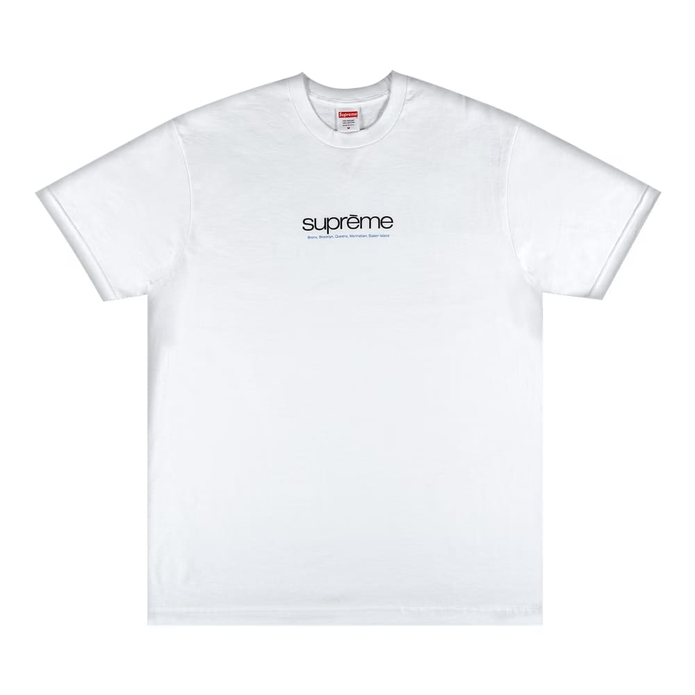 Supreme Five Boroughs T-Shirt White
