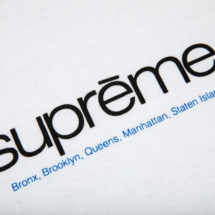 Supreme Five Boroughs T-Shirt White