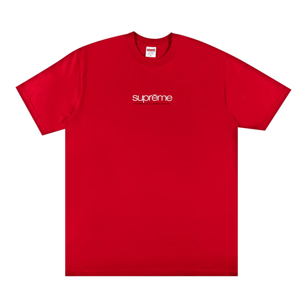 Supreme Five Boroughs T-Shirt Red
