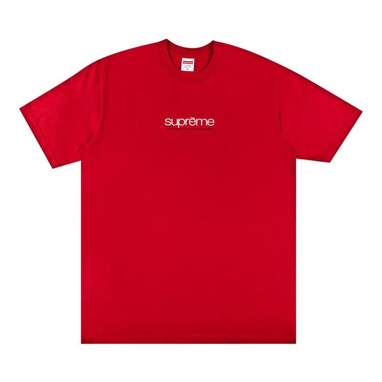 Supreme Five Boroughs T-Shirt Red
