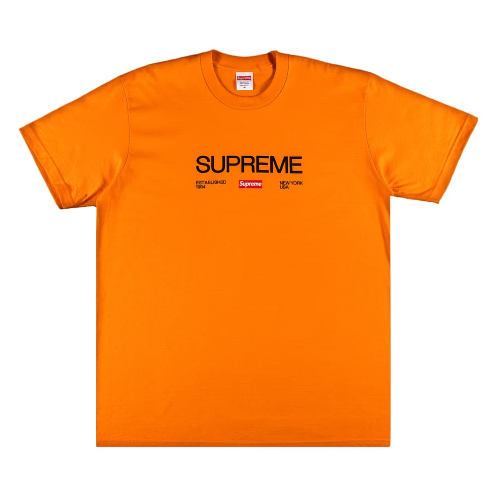 Supreme Est. 1994 T-Shirt Orange